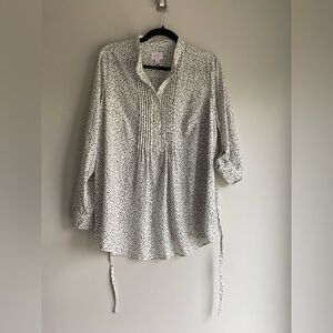 Isabel Maternity by Ingrid & Isabel Women’s Black & White Dot Blouse - Size M